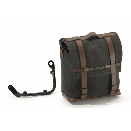 Bočná taška 14 litrová kožená - ľavá