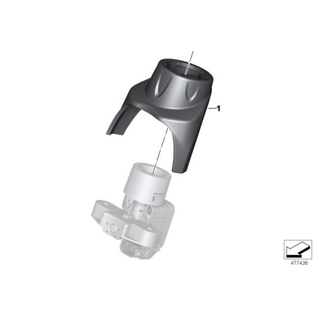 Kryt zapaľovania - Granite Grey