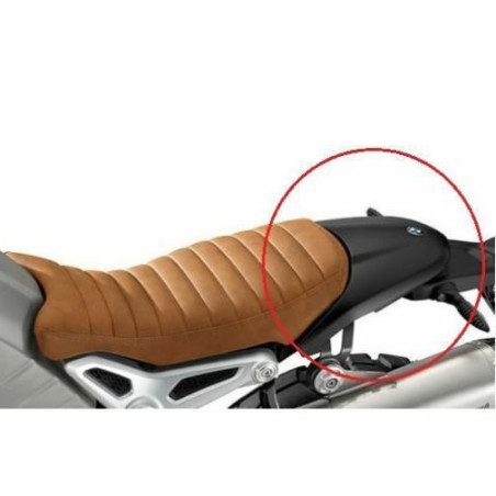 Sedadlo sólové Scrambler hnedé - zadný kryt