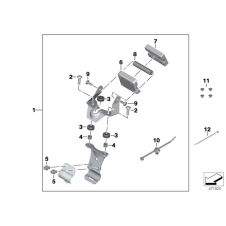 Držiak BMW Motorrad Navi