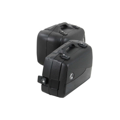 Sada bočných kufrov JUNIOR ENDURO 40L/30P FLASH SCHWARZ