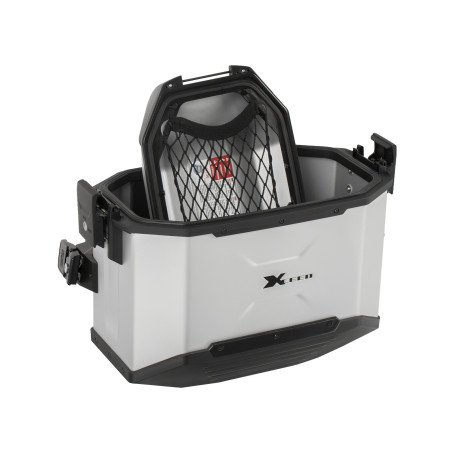 Xceed bočný kufor ľavý 38l strieborný