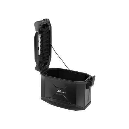 Xceed bočný kufor pravý 38l Jet black