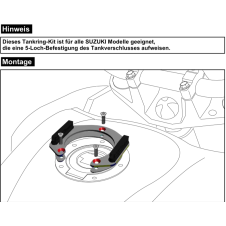 LOCK-IT univerzálny držiak pre YAMAHA & SUZUKI