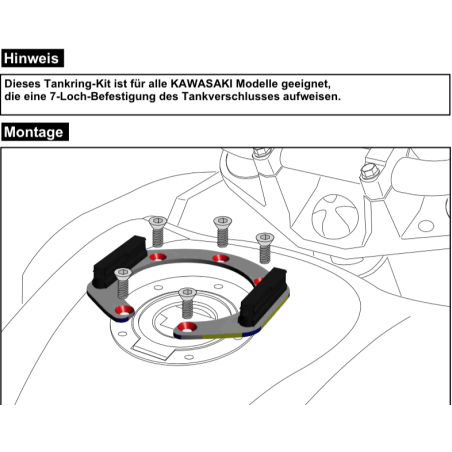LOCK-IT univerzálny držiak pre KAWASAKI