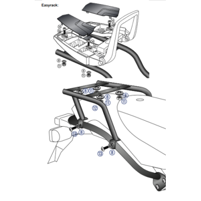 HP 2 EASYRACK nosič topcase