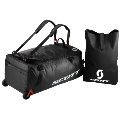 Taška BAG WHEEL DUFFLE 110 BLACK/RED CLAY