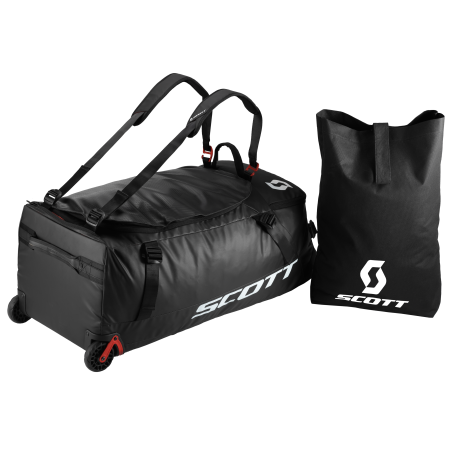 Taška BAG WHEEL DUFFLE 110 BLACK/RED CLAY