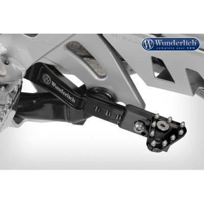 Nastaviteľná páka nožnej brzdy - čierna