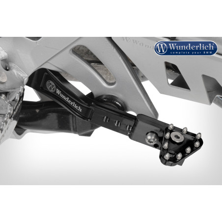 Nastaviteľná páka nožnej brzdy - čierna