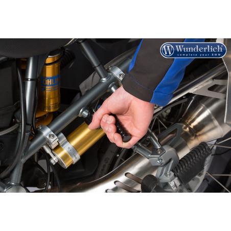 Páčka sklopná - strieborná