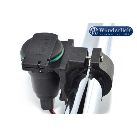 Zásuvka 12V veľká držiak na trubku