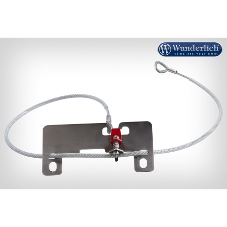 Držiak bezpečného upevnenia prilby