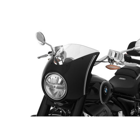 Predná maska 'Rock 'n' Roll' čierna s bielym pásom