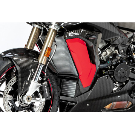 Kryt chladiča -Carbon pravý